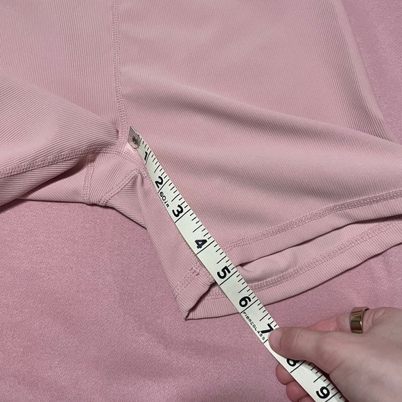 NWT Wilo the Label Set Pink Crew Sweatshirt & Blush Biker Shorts Size Medium - Picture 8 of 9